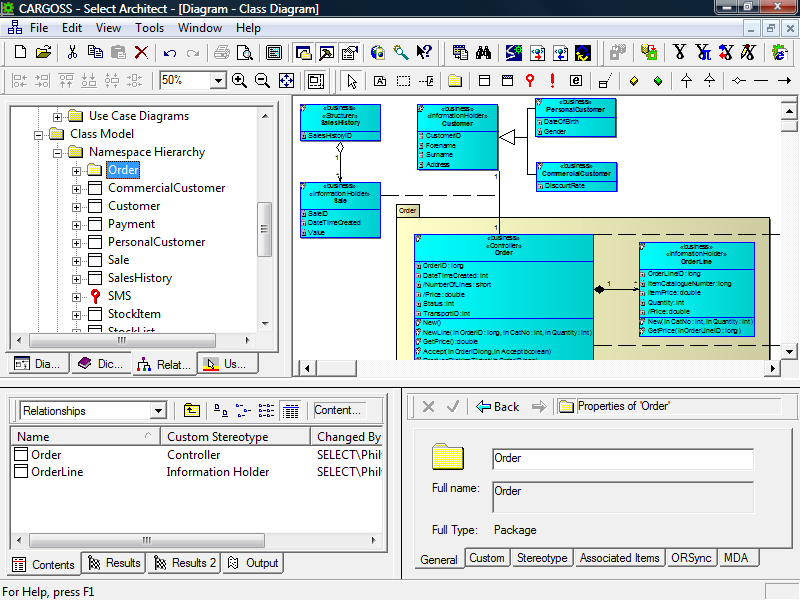 Select Architect UML tool